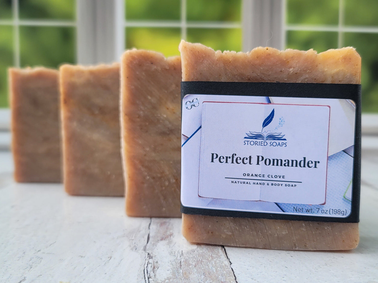 Perfect Pomander by Storied Soaps - Orange Clove Hand and Body essential oil soap