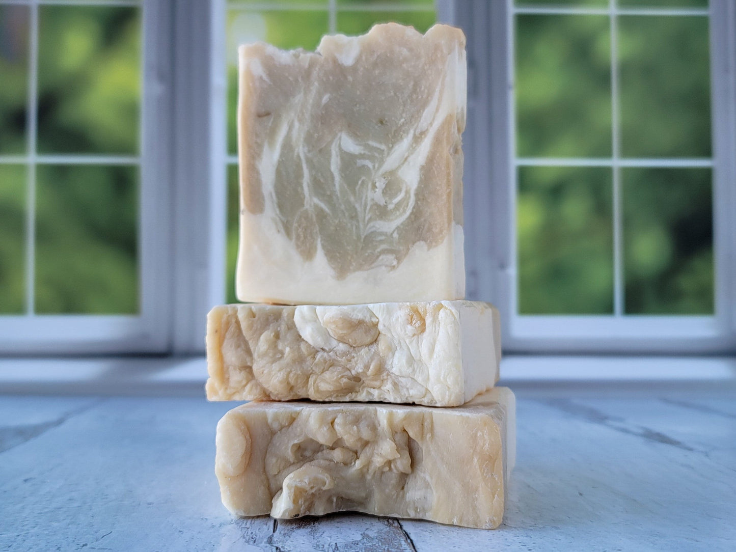 Petal to the Nettle by Storied Soaps - Lavender Orange Nettle Hand and Body essential oil soap